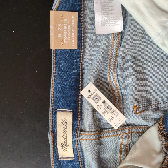MADEWELL Stovepipe Jeans Size:26 Color:Pendelton - Picture 6 of 10